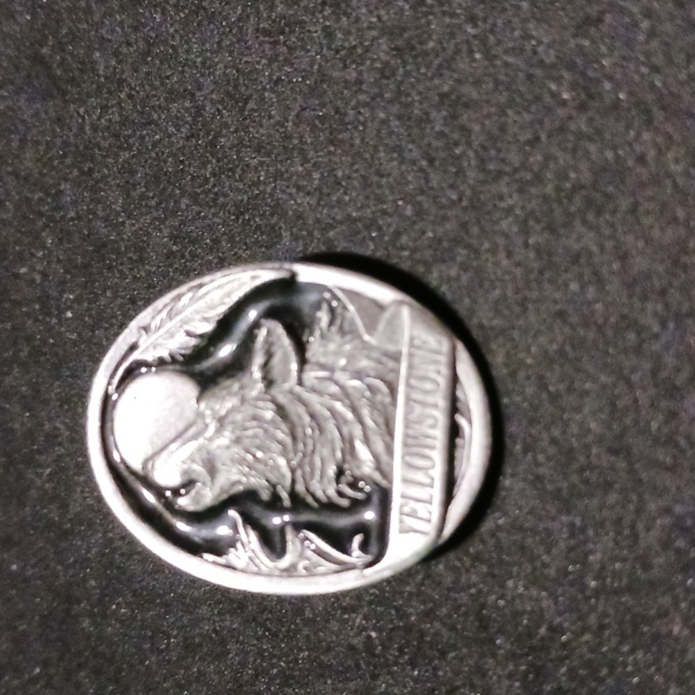 Tac Pin Men's Pewter  Wolf